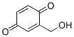 structure of CAS# 644-17-7, 2-(Hydroxymethyl)-2,5-Cyclohexadiene-1,4-Dione;2-(Hydroxymethyl)-1,4-Benzoquinone;2-Methylol-P-Benzoquinone;2-(Hydroxymethyl)-P-Benzoquinone
