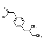 CAS#: 64451-68-9， [4-(2-Methylbutyl)phenyl]acetic acid