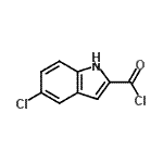 CAS 登录号：64507-05-7， 5-氯-1H-吲哚-2-甲酰氯