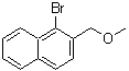 结构式 CAS# 64689-70-9, 1-溴-2-(甲氧基甲基)萘