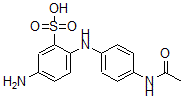 CAS#: 6471-33-6， 2-(4-Acetamidoanilino)-5-Amino-Benzenesulfonic acid