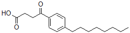 结构式 CAS# 64779-10-8, 4-辛基-gamma-氧代-苯丁酸