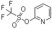 structure of CAS# 65007-00-3, 2-Pyridinyl trifluoromethanesulfonate;2-Pyridyl triflate;2-Pyridyl Trifluoromethanesulfonate;2-PYRIDYLTRIFLUOROMETHANESULFONATE