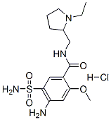 CAS#: 65016-40-2， 4-Amino-5-(Aminosulphonyl)-N-[(1-Ethyl-2-Pyrrolidinyl)Methyl]-2-Methoxybenzamide Monohydrochloride