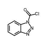结构式 CAS# 65095-13-8, 1H-苯并三唑-1-甲酰氯