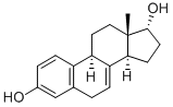 structure of CAS# 651-55-8, Estra-1,3,5(10),7-Tetraene-3,17alpha-Diol;Estra-1,3,5(10),7-Tetraene-3,17-Diol, (17Beta)-;Beta-Dihydroequilin;Nsc 12170