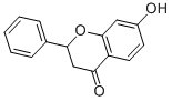 structure of CAS# 6515-36-2, 7-Hydroxyflavanone;7-Hydroxy-2-Phenyl-Chroman-4-One;7-Hydroxy-2-Phenyl-4-Chromanone;Chebi:34483