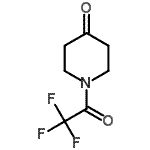 structure of CAS# 65220-86-2, 1-(Trifluoroacetyl)-4-piperidinone;1-(2,2,2-trifluoroacetyl)piperidin-4-one;1-(2,2,2-Trifluoro-acetyl)-piperidin-4-one;1-(trifluoroacetyl)-4-piperidinone