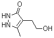 结构式 CAS# 65287-96-9, 1,2-二氢-4-(2-羟基乙基)-5-甲基-3H-吡唑-3-酮