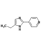 CAS#: 653585-84-3， 4-(4-Ethyl-1H-imidazol-2-yl)pyridine