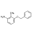 structure of CAS# 65361-82-2, 3-(Benzyloxy)-2-methylaniline;3-(Benzyloxy)-2-methylaniline #;3-(Benzyloxy)-o-toluidine HCl;Benzenamine,2-methyl-3-(phenylmethoxy)-