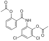 CAS#: 65372-85-2， 2-(Acetyloxy)-N-(2-(Acetyloxy)-3,5-Dichlorophenyl)-Benzamide