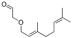 CAS#: 65405-73-4， (E)-[(3,7-Dimethyl-2,6-Octadienyl)Oxy]Acetaldehyde