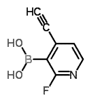 CAS#: 654075-36-2， (4-Ethynyl-2-fluoro-3-pyridinyl)boronic acid