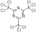 结构式 CAS# 6542-67-2, 2,4,6-三(三氯甲基)-1,3,5-三嗪