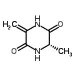 CAS#: 65519-18-8， (3S)-3-Methyl-6-methylene-2,5-piperazinedione