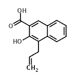 CAS#: 65550-18-7， 4-Allyl-3-hydroxy-2-naphthoic acid