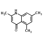 结构式 CAS# 65674-07-9, 2,5,7-三甲基-4(1H)-喹啉酮