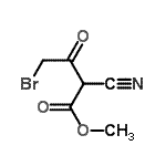 CAS#: 65689-57-8， Methyl 4-bromo-2-cyano-3-oxobutanoate