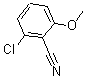 结构式 CAS# 6575-10-6, 2-氯-6-甲氧基-苯甲腈