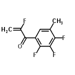 CAS#: 65781-14-8， 2-Fluoro-1-(2,3,4-trifluoro-5-methylphenyl)-2-propen-1-one