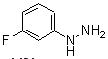 structure of CAS# 658-27-5, (3-Fluorophenyl)Hydrazine;(3-fluorophenyl)hydrazine;(3-fluorophenyl)hydrazine hydrochloride;1-(3-Fluorophenyl)hydrazine
