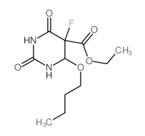 CAS#: 65906-75-4， Ethyl 4-butoxy-5-fluoro-2,6-dioxohexahydropyrimidine-5-carboxylate