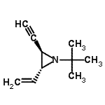 CAS#: 65983-80-4， (2R,3R)-2-Ethynyl-1-(2-methyl-2-propanyl)-3-vinylaziridine