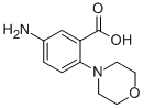 structure of CAS# 65989-45-9, 5-Amino-2-Morpholin-4-Yl-Benzoic Acid;5-Amino-2-Morpholino-Benzoate;5-Amino-2-Morpholinobenzoate;5-Amino-2-Morpholin-4-Yl-Benzoate