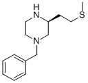 结构式 CAS# 660862-41-9, (S)-N4-苄基-2-(甲硫基乙基)哌嗪