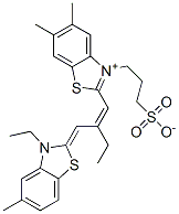 CAS#: 66096-08-0， 2-[2-[(3-Ethyl-5-Methylbenzothiazol-2(3H)-Ylidene)Methyl]But-1-Enyl]-5,6-Dimethyl-3-(3-Sulphonatopropyl)Benzothiazolium