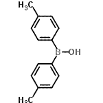 structure of CAS# 66117-64-4, bis-p-tolylborinic acid;hydroxydip-tolylborane