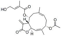CAS#: 66148-25-2， (E)-4-Hydroxy-2-Methyl-2-Butenoic Acid [(3aR,4R,6E,9S,10Z,11aR)-9-Acetoxy-2,3,3a,4,5,8,9,11alpha-Octahydro-6,10-Dimethyl-3-Methylene-2-Oxocyclodeca[b]Furan-4-Yl] Ester