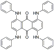 CAS 登录号：66181-84-8， 1,4,5,8-四(苯基氨基)蒽醌