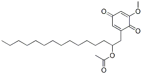 CAS#: 66398-68-3， 2-(2-Acetoxypentadecyl)-6-Methoxy-1,4-Benzoquinone