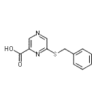 CAS#: 66533-95-7， 6-(Benzylsulfanyl)-2-pyrazinecarboxylic acid