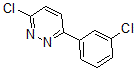 structure of CAS# 66548-94-5, 3-Chloro-6-(3-Chlorophenyl)-Pyridazine;3-CHLORO-6-(3-CHLOROPHENYL)-PYRIDAZINE