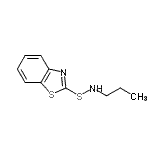 CAS#: 66552-53-2， N-(1,3-Benzothiazol-2-ylsulfanyl)-1-propanamine