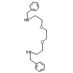 结构式 CAS# 66582-26-1, 2,2'-[1,2-乙烷二基二(氧基)]二(N-苄基乙胺)