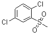 结构式 CAS# 66640-63-9, 1,4-二氯-2-(甲基磺酰基)-苯