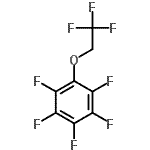 structure of CAS# 6669-03-0, 1,2,3,4,5-Pentafluoro-6-(2,2,2-Trifluoroethoxy)Benzene;(2,2,2-Trifluoroethoxy)pentafluorobenzene;2,3,4,5,6-pentafluoro-1-(2,2,2-trifluoroethoxy)benzene;Pentafluoro(2,2,2-trifluoroethoxy)benzene