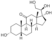 CAS#: 667-66-3， (3R,5R,8S,9S,10S,13S,14S,17R)-17-[(1R)-1,2-Dihydroxyethyl]-3,17-Dihydroxy-10,13-Dimethyl-2,3,4,5,6,7,8,9,12,14,15,16-Dodecahydro-1H-Cyclopenta[a]Phenanthren-11-One