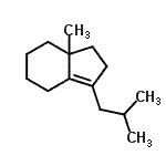 CAS 登录号：66708-26-7， 3-异丁基-7a-甲基-2,4,5,6,7,7a-六氢-1H-茚