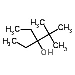 CAS 登录号：66793-96-2， 3-乙基-2,2-二甲基-3-戊醇
