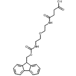结构式 CAS# 669073-62-5, 1-(9H-芴-9-基)-3,11-二氧代-2,7-二氧杂-4,10-二氮杂十四烷-14-酸