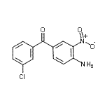 CAS#: 66938-61-2， (4-Amino-3-nitrophenyl)(3-chlorophenyl)methanone