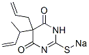CAS#: 66941-77-3， 5-Allyl-5-(1-Methylallyl)-2-Sodiothio-4,6(1H,5H)-Pyrimidinedione