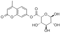 结构式 CAS# 66966-09-4, 4-甲基伞形酮艾杜糖醛酸
