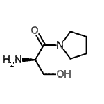 CAS 登录号：670253-60-8， (2R)-2-氨基-3-羟基-1-(1-吡咯烷基)-1-丙酮