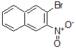 structure of CAS# 67116-33-0, 2-Bromo-3-Nitro-Naphthalene;Naphthalene, 2-Bromo-3-Nitro-;2-BROMO-3-NITRONAPHTHALENE